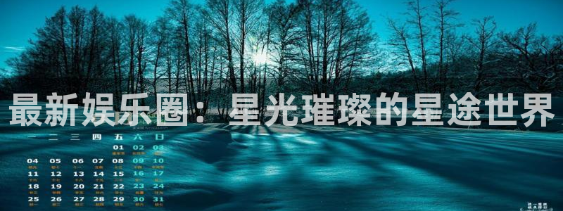 壹号官网app下载安装：最新娱乐圈：星光璀璨的星途世界